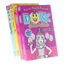 Load image into Gallery viewer, Dork Diaries Series (Book 1-4) By Rachel Renee Russell 4 Books Collection Set - Ages 9-14 - Paperback