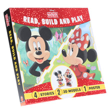Load image into Gallery viewer, Disney Mickey Mouse: Read, Build and Play Book by Walt Disney - Ages 3+ - Paperback