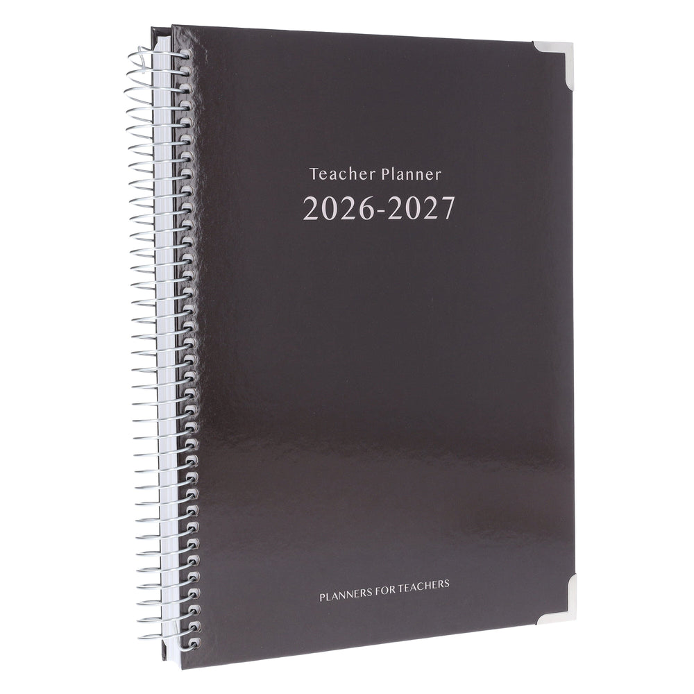 Teacher Planner 2026-2027 - Cocoa Edition - Spiral Bound Hardback