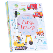 Load image into Gallery viewer, Usborne Wipe Clean Activities (1 Pen Included) By Kirsteen Robson 6 Books Collection Set - Ages 3+ - Paperback - Bangzo Books Wholesale