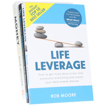 Load image into Gallery viewer, Money, Life Leverage &amp; Start Now. Get Perfect Later: By Rob Moore 3 Books Collection Set  - Non Fiction - Paperback