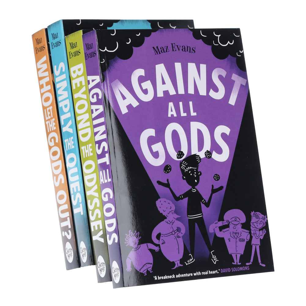 Who Let the Gods Out by Maz Evans Complete 4 Books Collection Set - Ages 9-14 - Paperback - Bangzo Books Wholesale