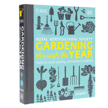 Load image into Gallery viewer, RHS Gardening Through the Year: Month-By-Month Planning Instructions and Inspiration By Ian Spence  - Non Fiction - Hardback