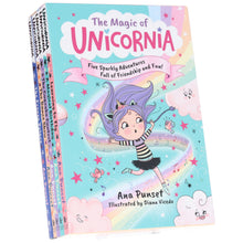 Load image into Gallery viewer, The Magic of Unicornia Series by Ana Punset Illustrated 5 Books Collection Box Set - Ages 5+ - Paperback