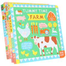 Load image into Gallery viewer, Tummy Time Series by Louise Lockhart 4 Books Collection Set - Ages 0-5 - Board Book (A Fold-out Book with a mirror!)
