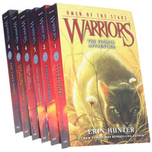 Load image into Gallery viewer, Warrior Cats by Erin Hunter: Series 4 Omen of the Stars 6 Books Collection Set - Ages 8-12 - Paperback - Bangzo Books Wholesale