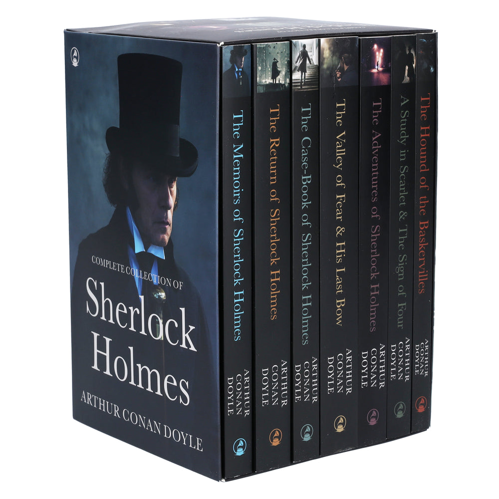 Complete Collection of Sherlock Holmes by Arthur Conan Doyle 7 Books Box Set - Fiction - Paperback - Bangzo Books Wholesale