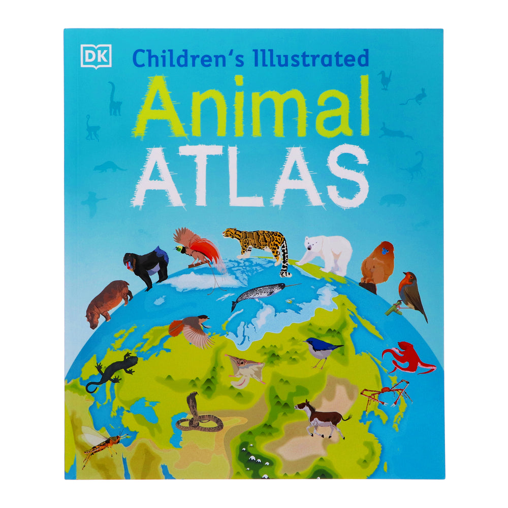 Children's Illustrated Animal Atlas By DK Children - Ages 7-9 - Paperback - Bangzo Books Wholesale