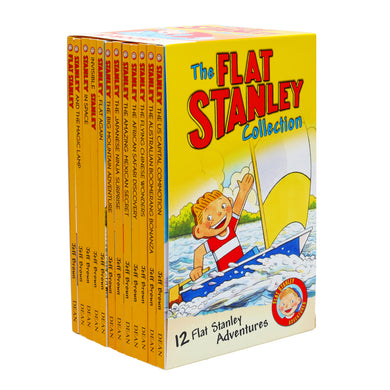 The Flat Stanley Adventure 12 Books Collection Box Set - Ages 6-10 - Paperback
