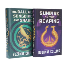 Load image into Gallery viewer, The Ballad of Songbirds and Snakes &amp; Sunrise On The Reaping By Suzanne Collins 2 Books Collection Set (A Hunger Games Novels) - Ages 13+ - Hardback