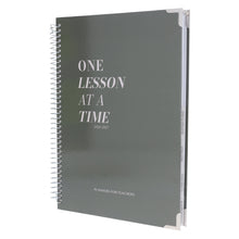 Load image into Gallery viewer, One Lesson At A Time 2026-2027 Teacher Planner - Olive Edition - Spiral Bound Hardback