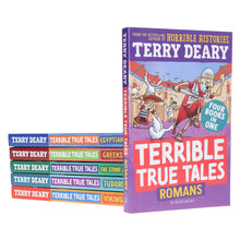 Load image into Gallery viewer, Terrible True Tales By Terry Deary: 6 Books (4 Books in 1) Collection Set - Ages 7-9 - Paperback