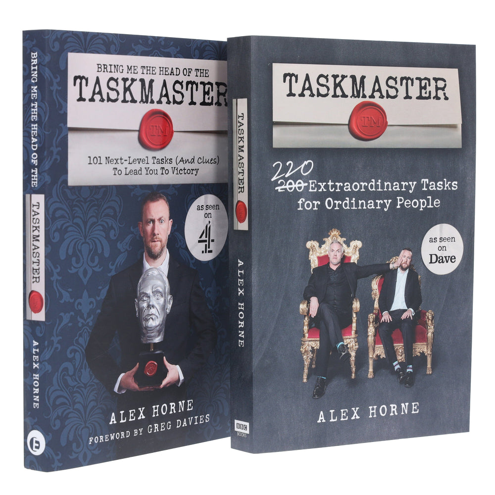 Taskmaster by Alex Horne 2 Books Collection Set - Non Fiction - Paperback