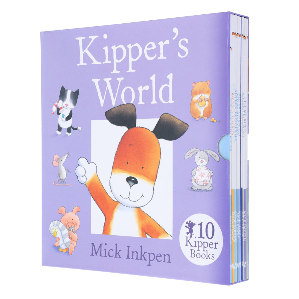 Kipper's World Collection by Mick Inkpen (Kipper the Dog) 10 Books Box Set  - Ages 3-5 - Paperback - Bangzo Books Wholesale