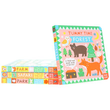 Load image into Gallery viewer, Tummy Time Series by Louise Lockhart 4 Books Collection Set - Ages 0-5 - Board Book (A Fold-out Book with a mirror!)
