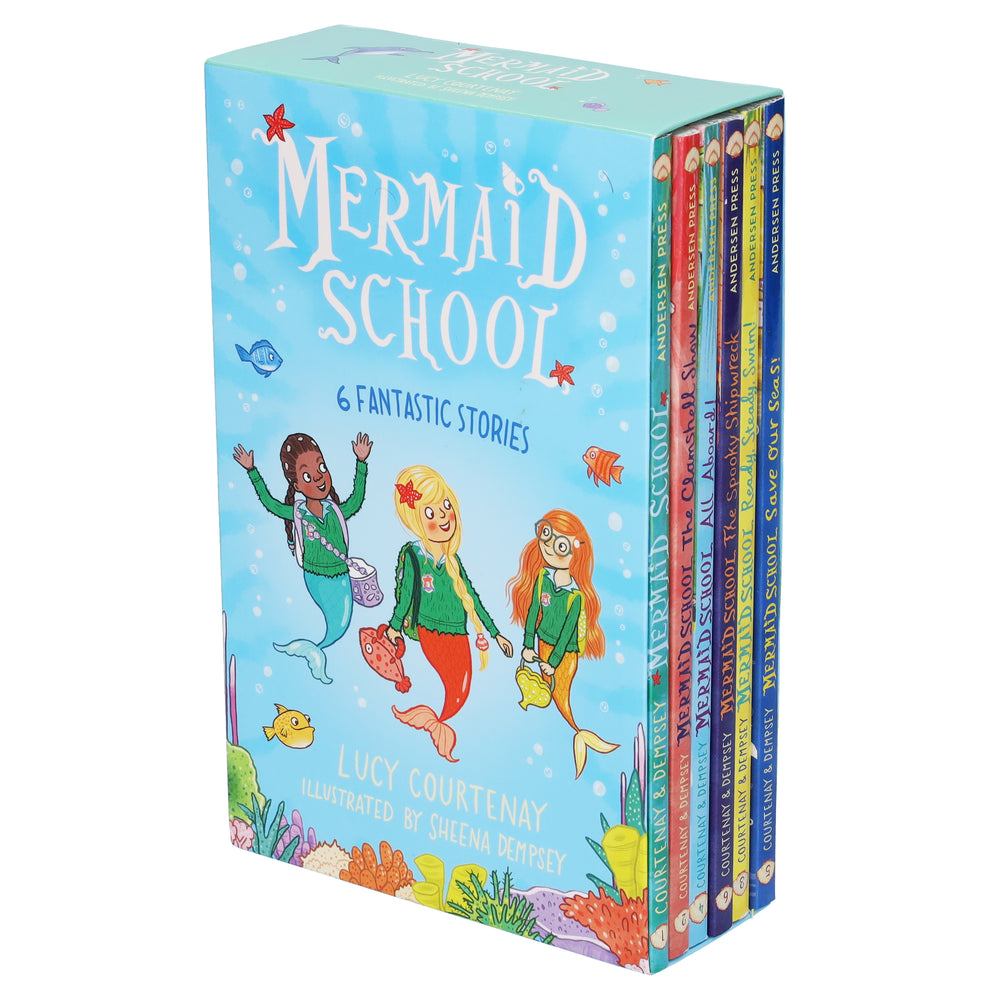 Mermaid School Series By Lucy Courtenay 6 Books Collection Box Set - Ages 6-9 - Paperback - Bangzo Books Wholesale