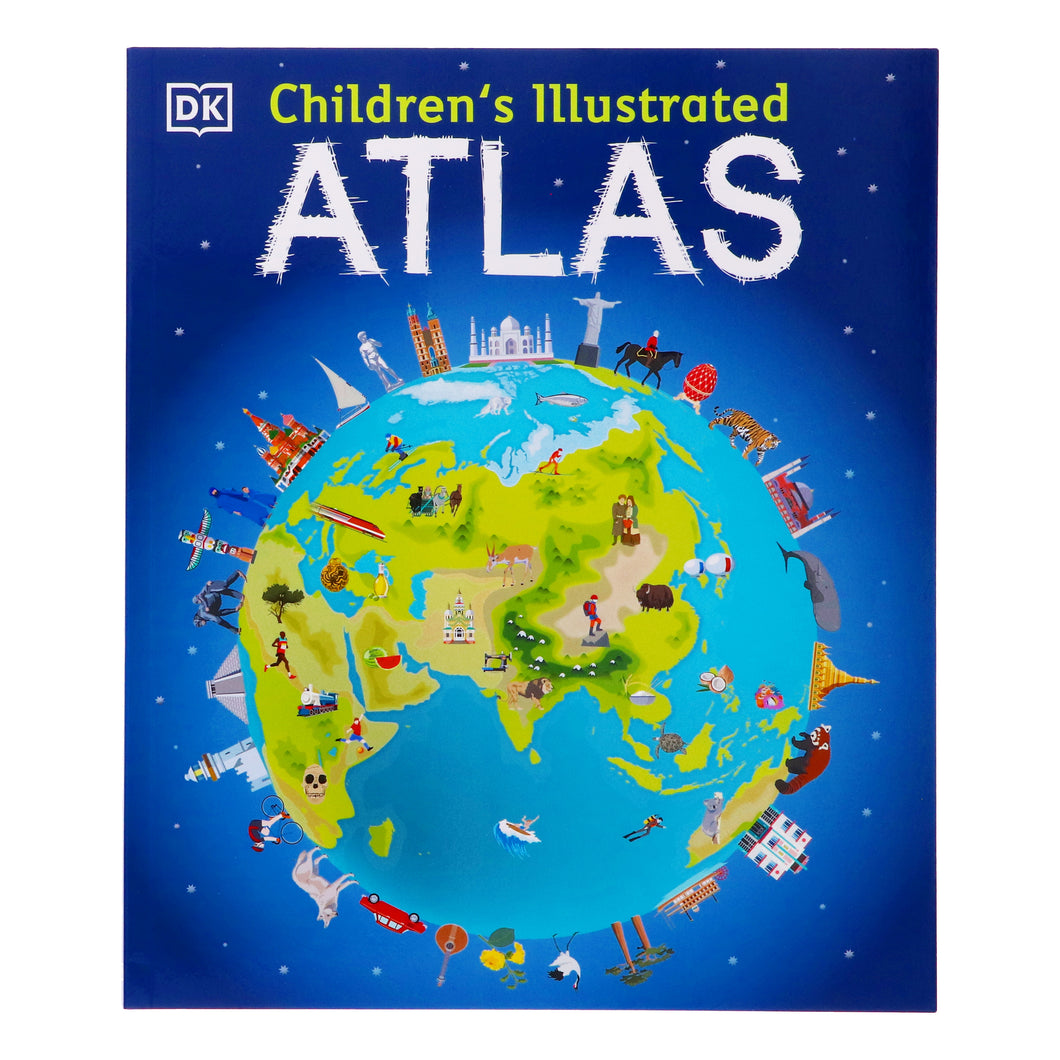 Children's Illustrated Atlas By DK Children - Ages 7-9 - Paperback