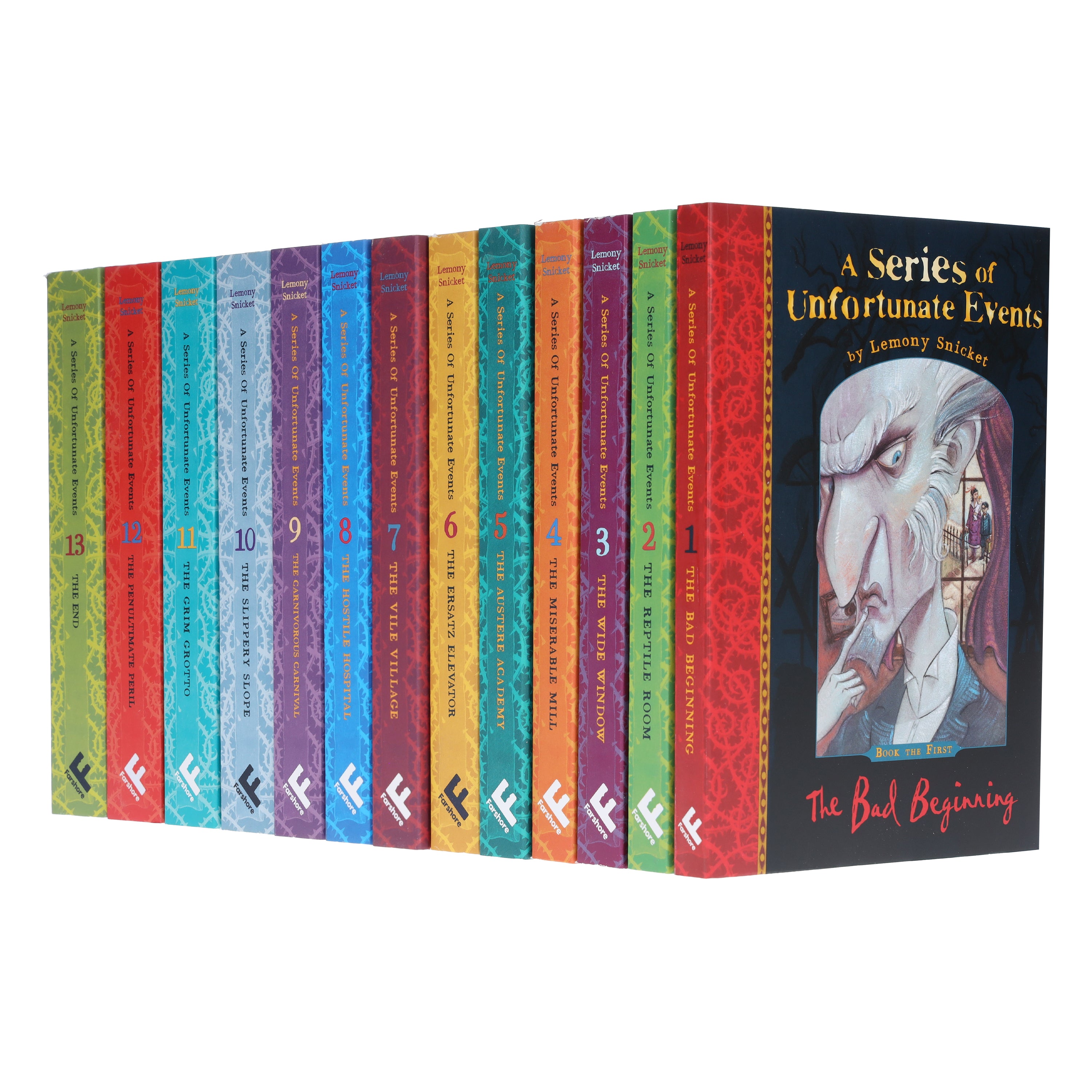 A Series of Unfortunate Events By Lemony Snicket 13 Books