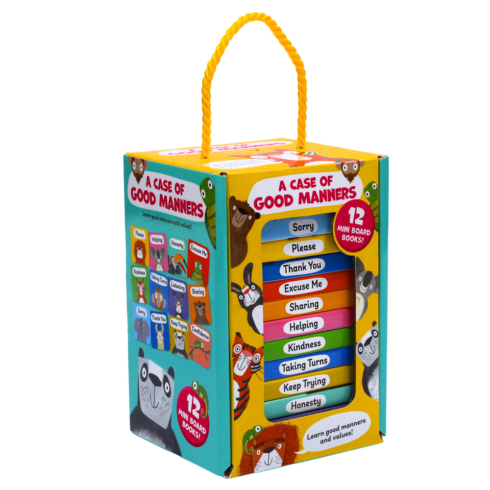 A Case of Good Manners 12 Board Books Collection Set - Ages 3+ - Boardbook - Bangzo Books Wholesale
