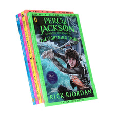 Load image into Gallery viewer, Percy Jackson Graphic Novels By Rick Riordan 1-5 Books Collection Set - Ages 8-15 - Paperback