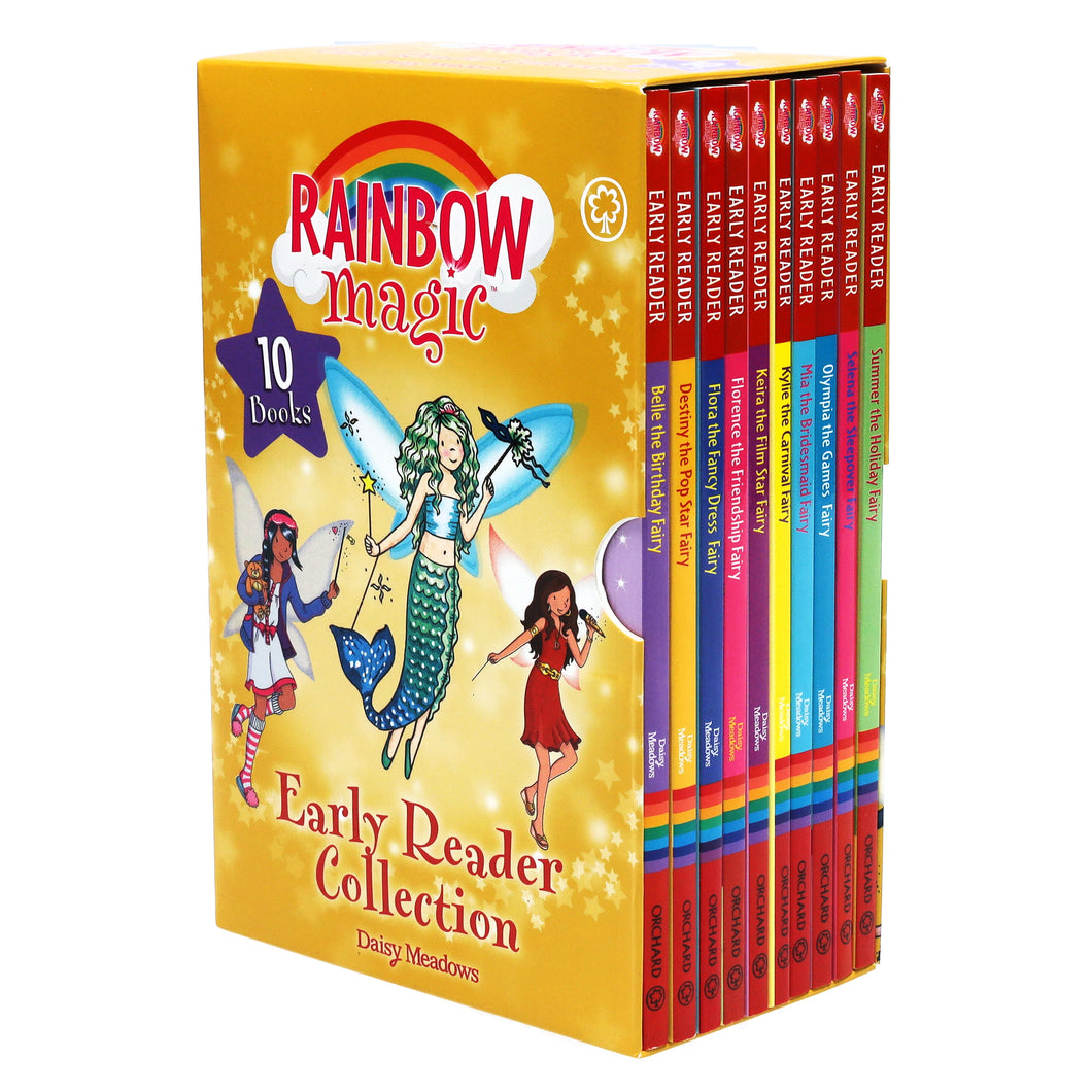 Rainbow Magic Early Reader Collection By Daisy Meadows 10 Books Box Set - Ages 3+ - Paperback