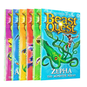Beast Quest Series 2 by Adam Blade: 6 Books - Ages 7-9 - Paperback