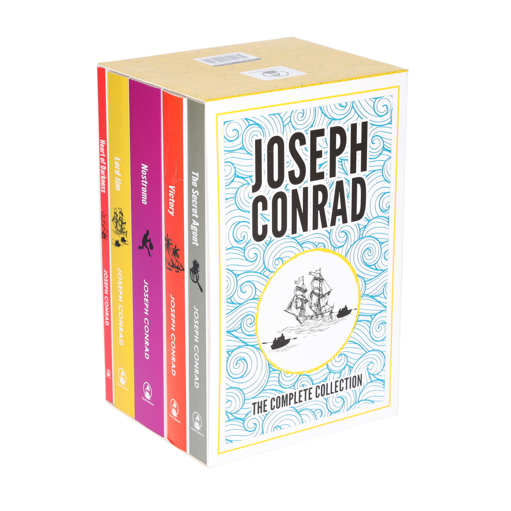 Joseph Conrad: The Complete Collection 5 Books Box Set - Fiction - Paperback - Bangzo Books Wholesale
