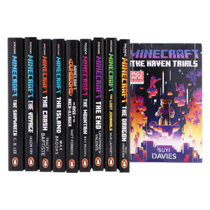 The Official Minecraft Novels 10 Books Collection Set - Ages 7-11 - Paperback