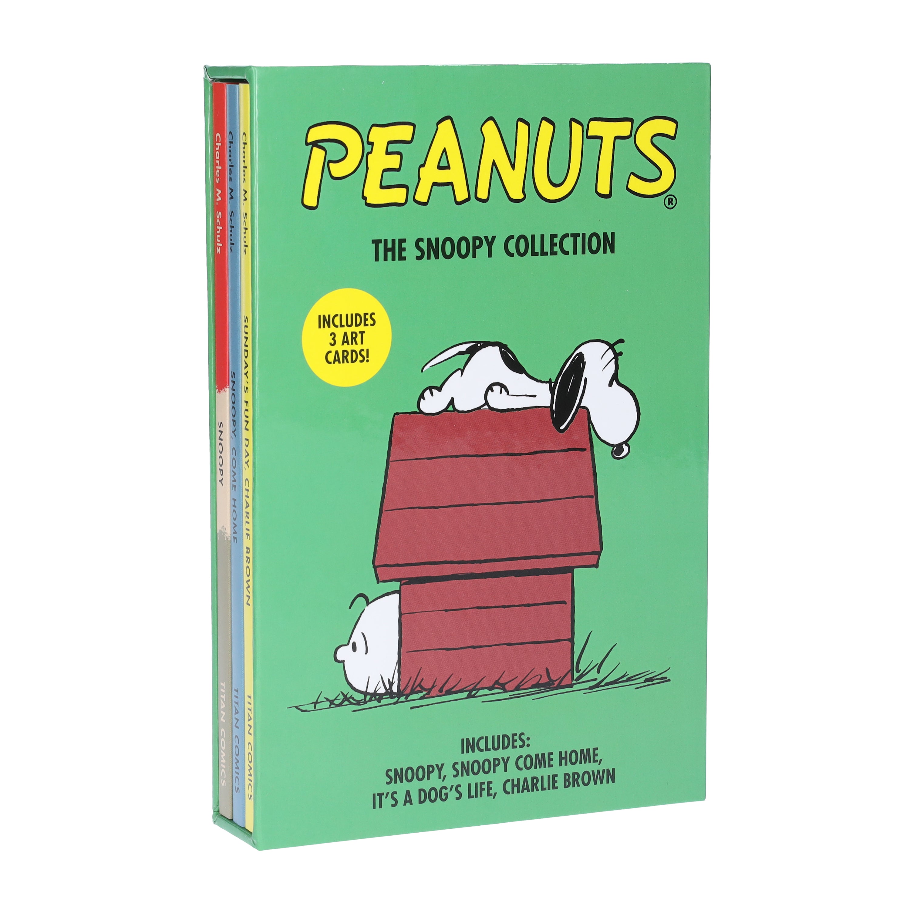 Peanuts: The Snoopy Collection (Includes 3 Art Cards!) 3 Books Boxed S –  Bangzo Books Wholesale