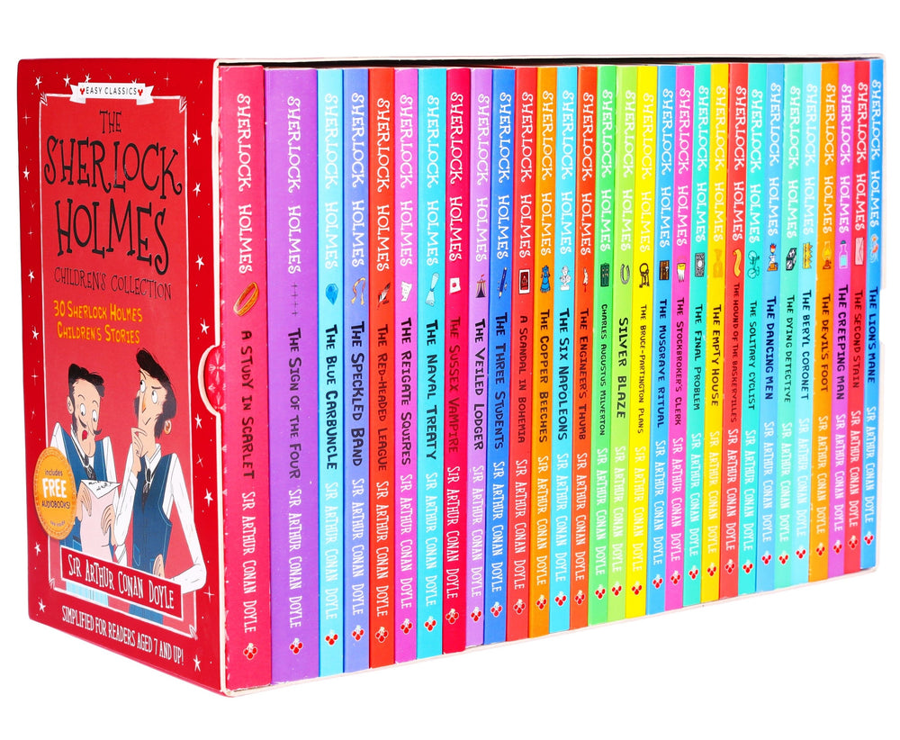 The Sherlock Holmes Children's Collection 30 Books Box Set By Sir Arthur Conan Doyle - Ages 7-9 - Paperback - Bangzo Books Wholesale