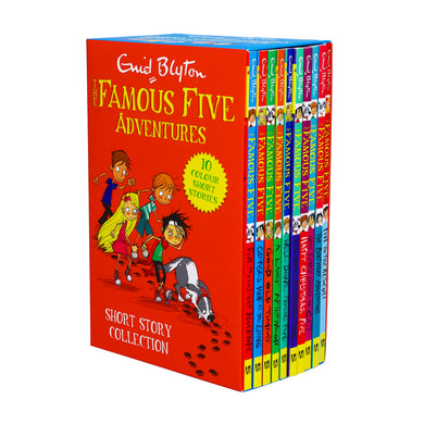 The Famous Five Adventures Short Story Collection 10 Books Box Set By Enid Blyton - Ages 9-11 - Paperback