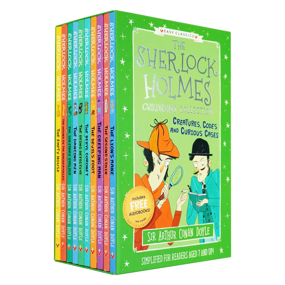 The Sherlock Holmes Children's Collection: Creatures, Codes and Curious Cases 10 Books (Series 3) by Sir Arthur Conan Doyle - Age 7-11 - Paperback - Bangzo Books Wholesale