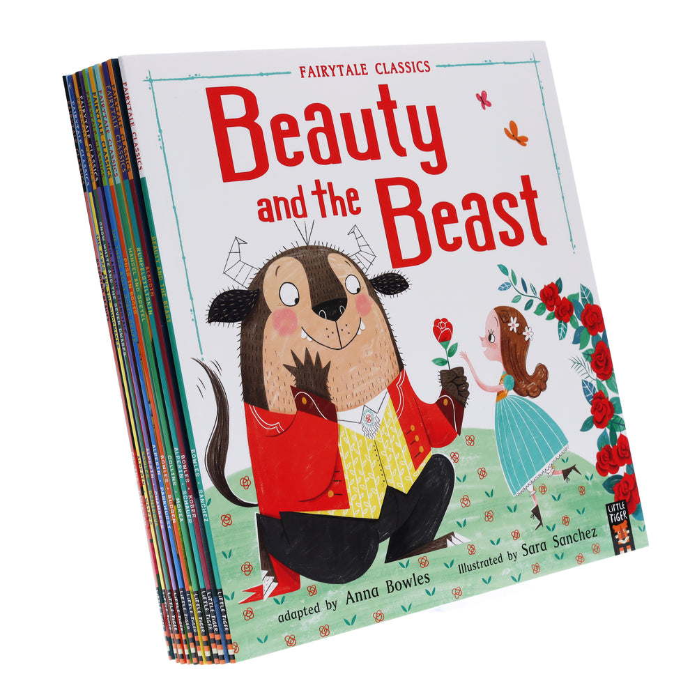 Fairytale Classics Picture 10 Books By Little Tiger - Ages 3-6 - Paperback - Bangzo Books Wholesale