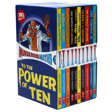 Murderous Maths Collection 10 books Set by Kjartan Poskitt - Ages 8-12 - Paperback - Bangzo Books Wholesale