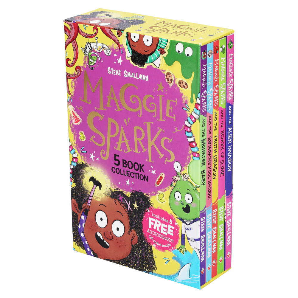 Maggie Sparks Series By Steve Smallman 5 Books Collection Box Set With Free Audio Books - Ages 5-7 - Paperback - Bangzo Books Wholesale