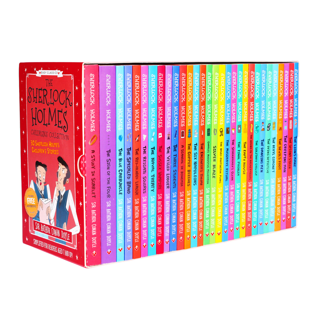 The Sherlock Holmes Children’s Collection 30 Books Box Set By Sir Arthur Conan Doyle - Ages 7-9 - Paperback