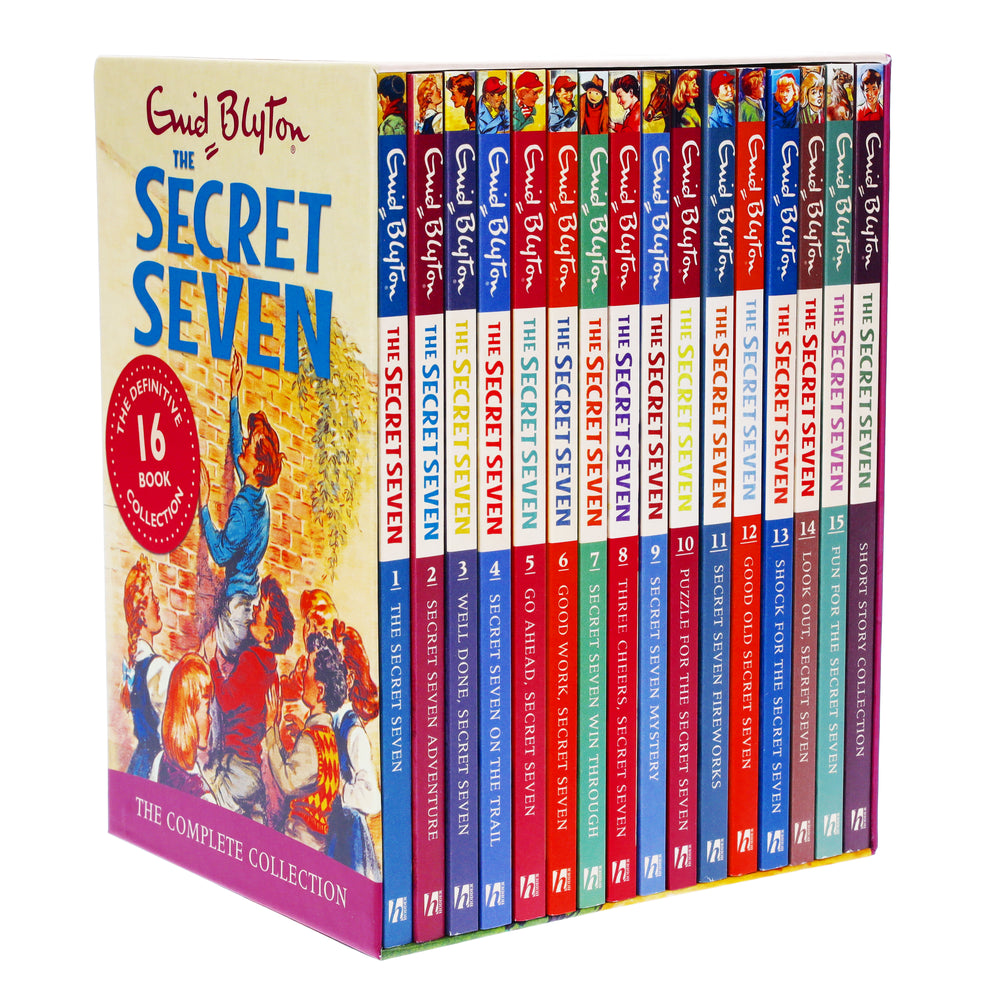 The Secret Seven Complete Collection 16 Books by Enid Blyton - Ages 6-9 - Paperback - Bangzo Books Wholesale