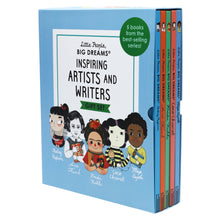 Load image into Gallery viewer, Little People Big Dreams Inspiring Artists and Writers Gift 5 Books Box Collection Set by Lisbeth Kaiser - Ages 7-9 - Hardback