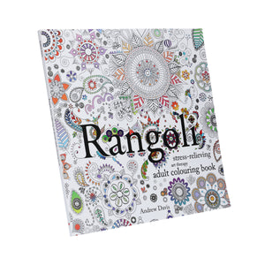 Rangoli: Stress-Relieving Art Therapy Adult Colouring Book - Bangzo Books Wholesale