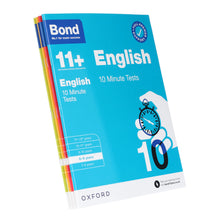 Load image into Gallery viewer, Bond 11+ Quick 10 Minute Tests (Age 8-9) by Oxford 4 Books Collection - Paperback - Bangzo Books Wholesale
