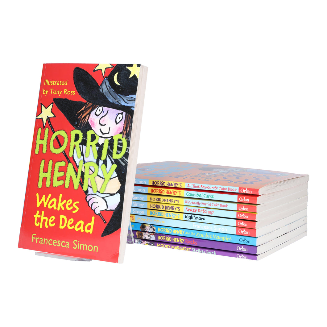 Horrid Henry 10 Books Collection Set by Francesca Simon - Age 6-11 - Paperback