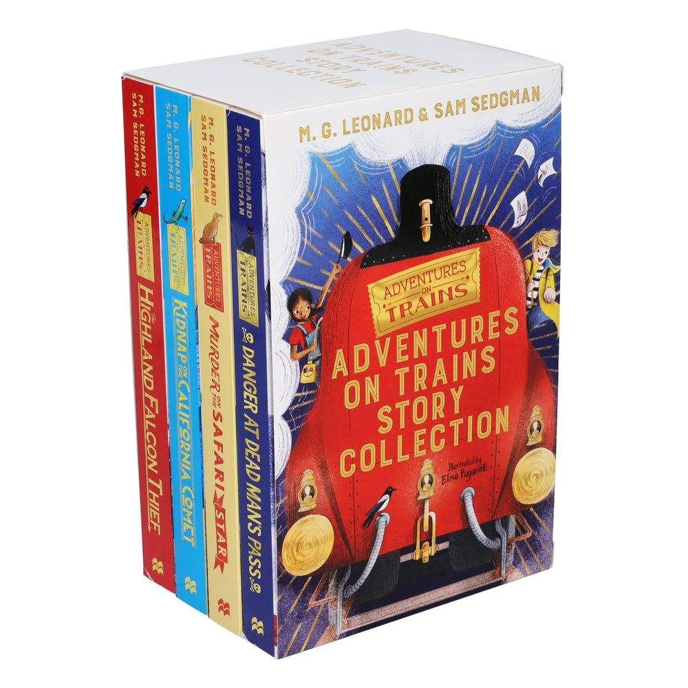 Adventures on Trains By M. G. Leonard & Sam Sedgman 4 Books Collection Set - Ages 9-11 - Paperback - Bangzo Books Wholesale