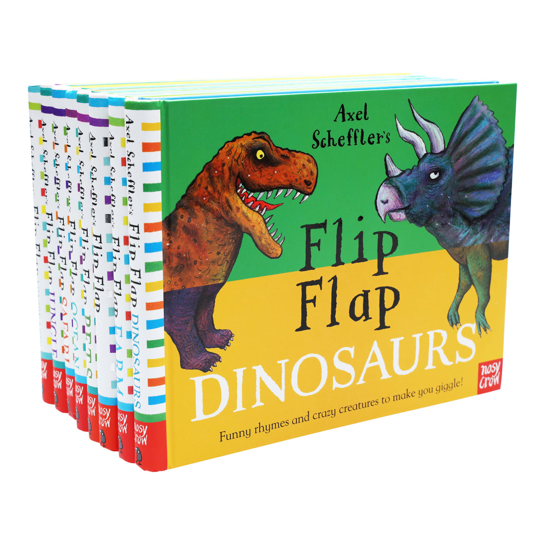 Axel Scheffler's Flip Flap Series 8 Books Collection - Hardcover - Age 0-5