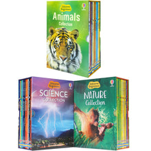 Load image into Gallery viewer, Usborne Beginners Series 30 Books Collection Box Set (Nature, Science &amp; Animals) - Ages 4-10 - Hardback