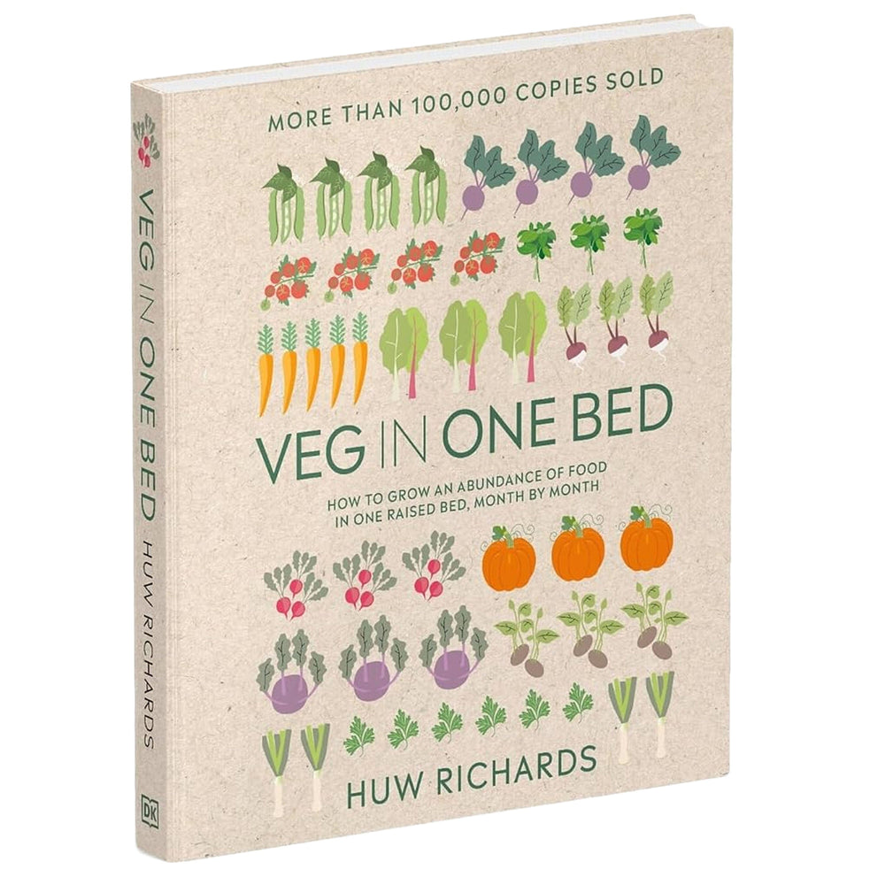 Veg in One Bed: How To Grow An Abundance Of Food In One Raised Bed, Month by Month by Huw Richards - Non Fiction - Hardback