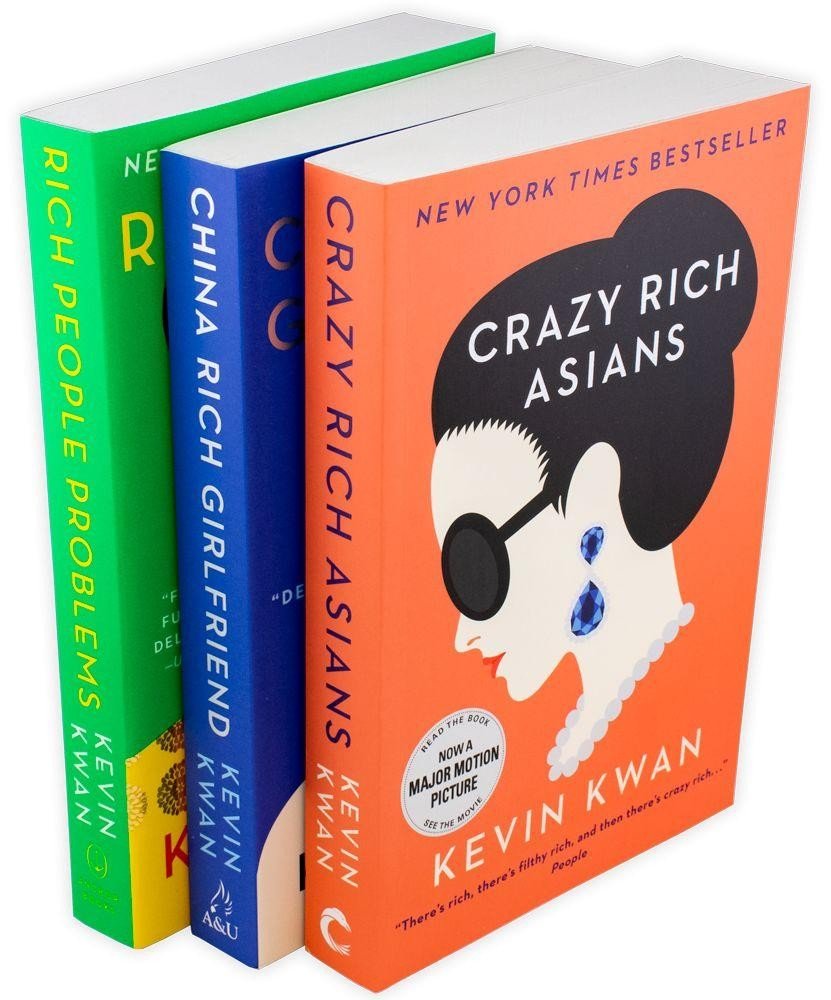 Kevin Kwan Trilogy Collection 3 Books Crazy Rich Asians 