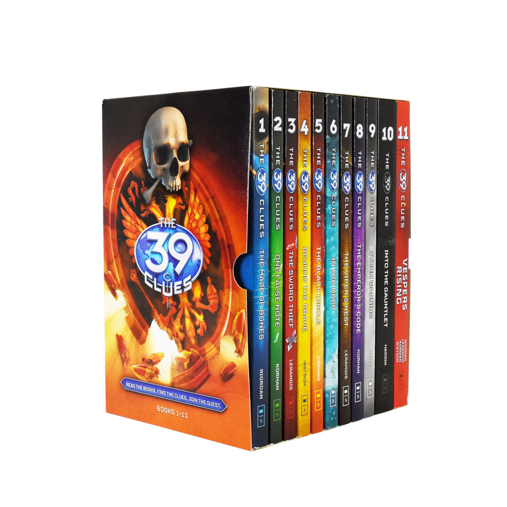 The 39 Clues Series By Rick Riordan 11 Book Collection Box Set - Ages 9-14 - Paperback - Bangzo Books Wholesale