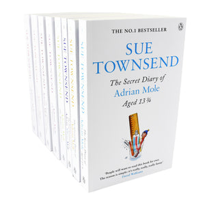 Adrian Mole Series by Sue Townsend 8 Books Collection Set - Young Adult - Paperback