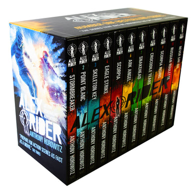 Alex Rider The Complete Missions By by Anthony Horowitz 11 Books Box Set - Ages 9-14 - Paperback