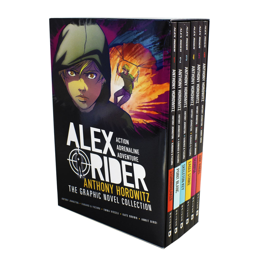 Alex Rider The Graphic Novel Collection 6 Books Set By Anthony Horowitz - Ages 9-14 - Paperback - Bangzo Books Wholesale